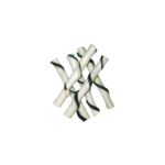 Magnum Rawhide roll stick 5" 12,5cm (cca 40ks) GREEN/WHITE – Obrázok 2