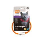 Visio Light svítící obojek 20-35cm Karlie oranový – Obrázok 2