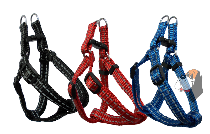 3678_postroj-na-psa-reflexni-10mm-x-19-39cm Postroj na psa reflexný 10mm x 19-39cm – Obrázok 1