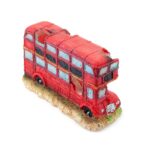 Dekorácia v tvare dvojposchodového autobusu do akvária 8,5 cm