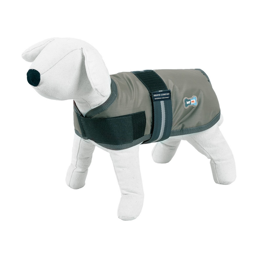 bad-weather-dog-coat-waterproof-amp-insulated-happet-321c-grey-xs-25cm Nepremokavá vesta šedá XS-30 cm – Obrázok 1