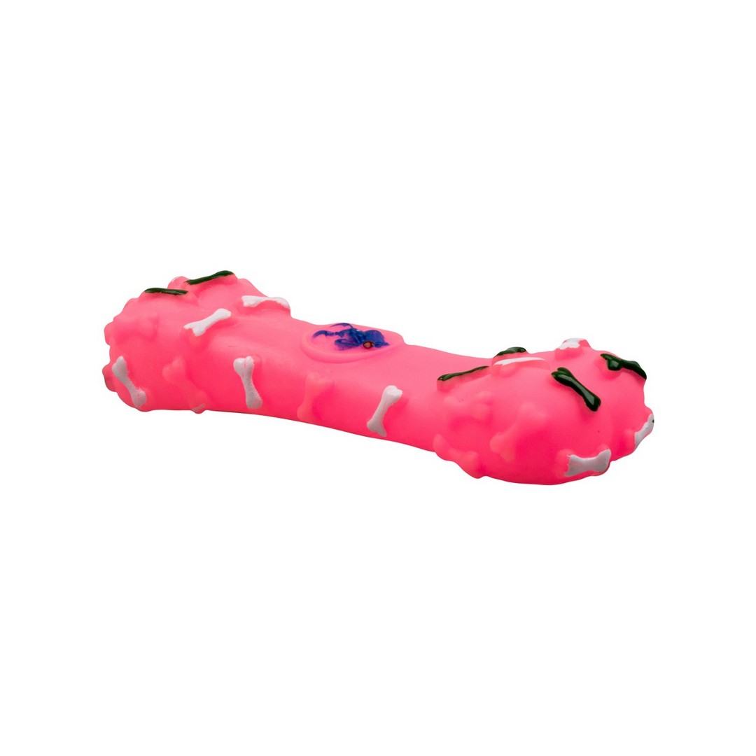 bone-toy-happet-z082-pink-17cm Kosť vynil 17 cm – Obrázok 1