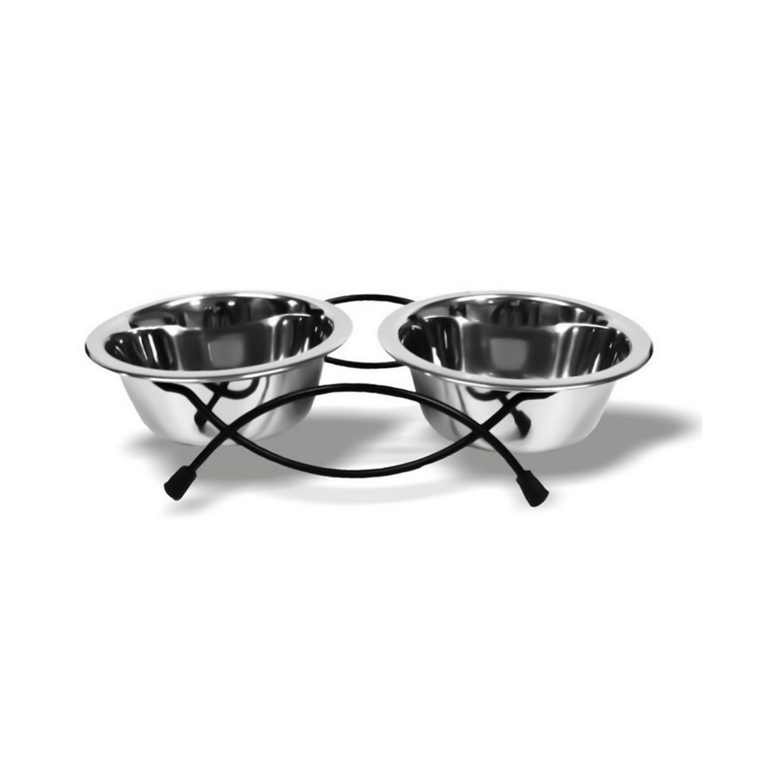 bowl-stand-happet-m122-2-bowls-2-6l Bowl Stand Happet M122 + 2 Bowls 2.6l – Obrázok 1