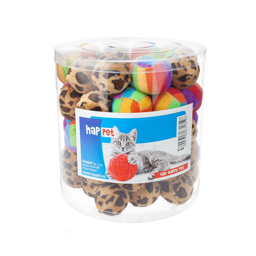 cat-toy-package-72-pcs-ball-with-rattle-happet Cat Toy Package 72 pcs. - Ball with rattle - Happet – Obrázok 1