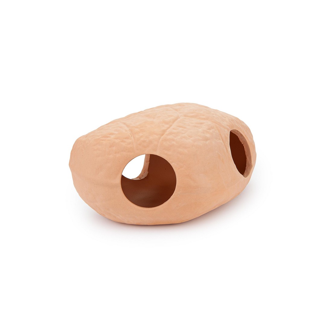 ceramic-decoration-stone-with-holes-for-aquarium-and-terrarium-happet-u932-12-cm Skala s otvormi 12 cm – Obrázok 1