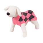 Dog Sweater / Rhomb Design - Happet 460L - Pink L - 35cm