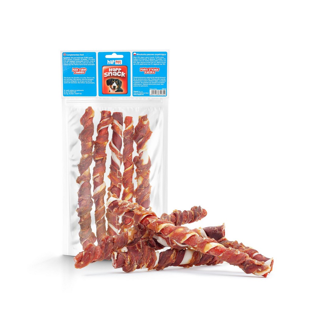 duck-rolled-rawhide-happet-gp14-25cm-5pcs Duck rolled rawhide - Happet GP14 - 25cm / 5pcs – Obrázok 1