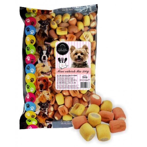 fine-dog-bakery-mini-valecek-mix- Mix snack valček 500 g – Obrázok 1