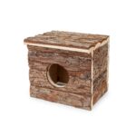 Drevený domček pre škrečka 16 cm