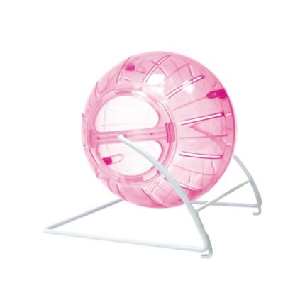 Hamster Jogging Ball 4 in 1 / Pink 11.5 cm - Happet