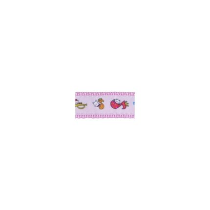 Leash & Harness SET - Happet SR52 - Pink / 1,5cm