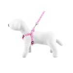 Leash & Harness SET - Happet SR53 - Pink / 2cm