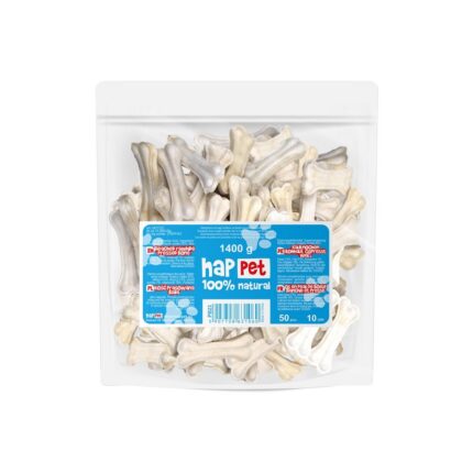 Rawhide Pressed Bone / White - Happet PB23 - 10,0cm / 50pcs