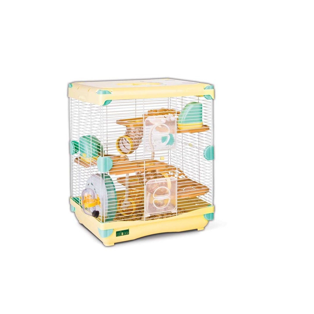 rodent-cage-gremi-adventure-land-l-double-beige-hamster Rodent Cage GREMI Adventure Land / L Double Beige - Hamster – Obrázok 1