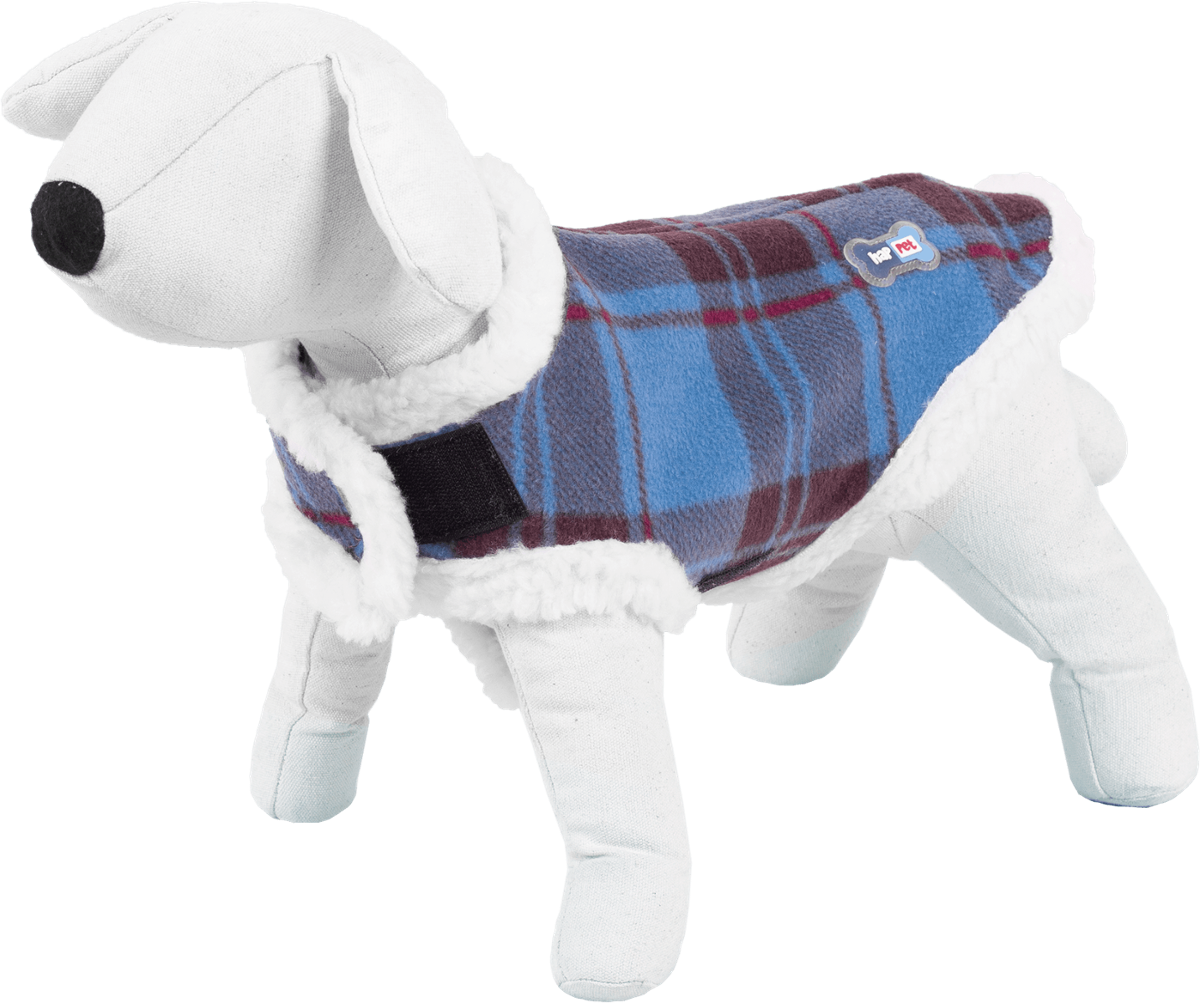 thick-fleece-dog-coat-happet-303a-blue-s-35cm Thick Fleece Dog Coat - Happet 303A - Blue S - 35cm – Obrázok 1