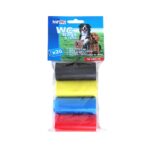 WC01 dog waste bags 4 roll mix