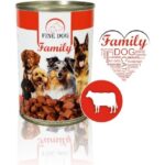 FINE DOG Family konzerva pre psov hovädzia1240g