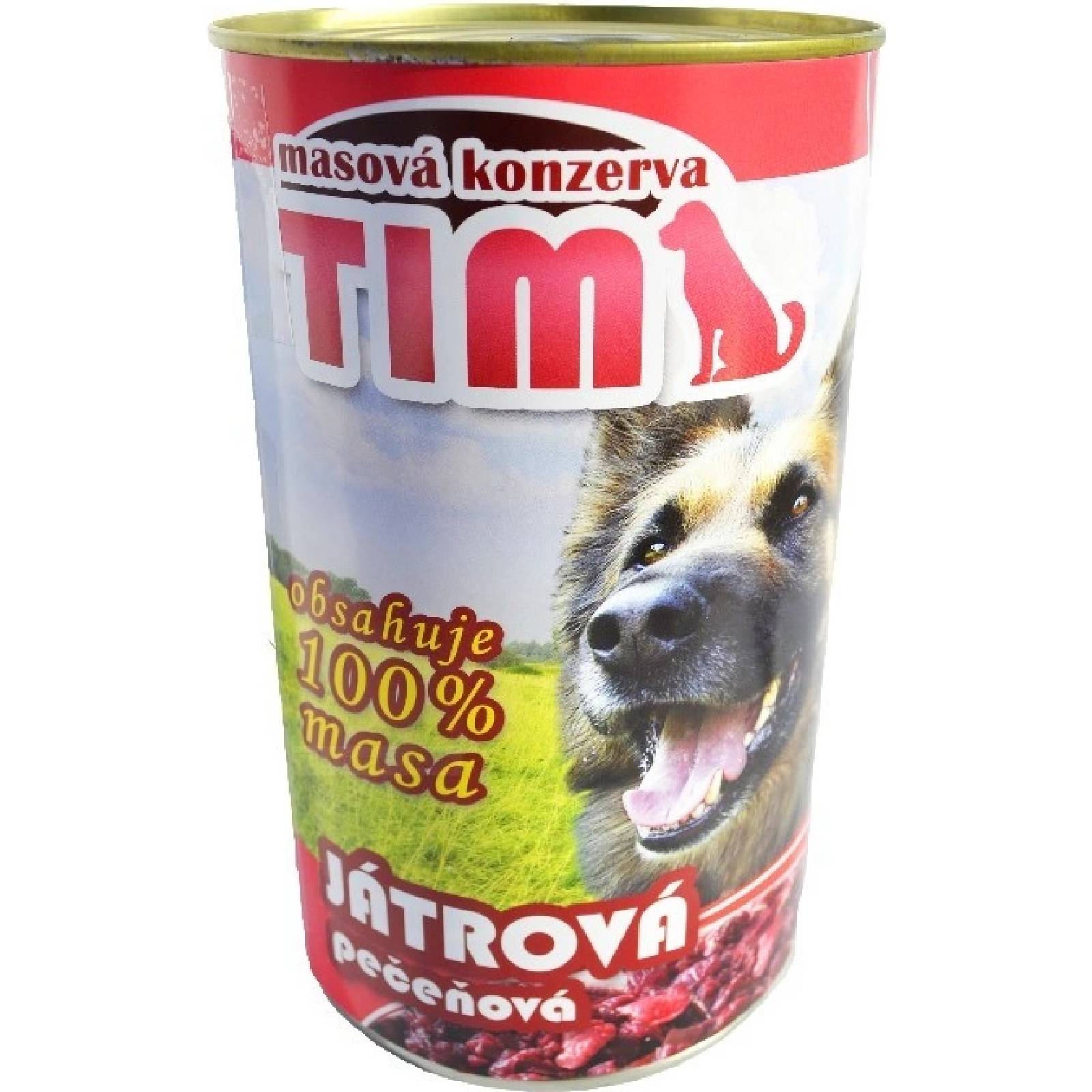 Tim konzerva pečeňová Konzerva Tim pečeňová 100 % 1200 g – Obrázok 1