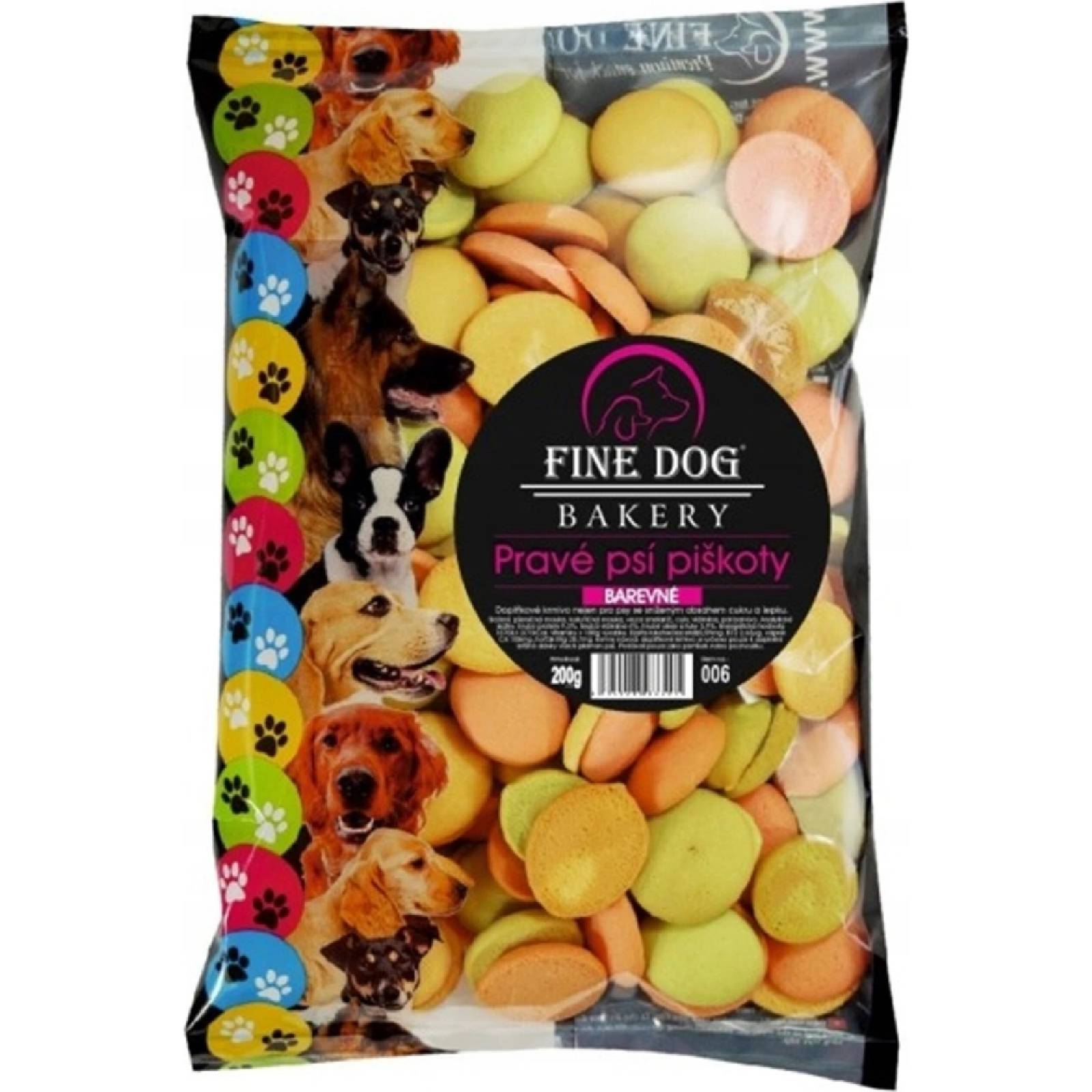 piškoty mini 200g Piškóty mini farebné 200 g – Obrázok 1