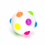 LED blikajúca disko guľa 6 cm – Obrázok 2