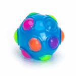 LED blikajúca disko guľa 7,5 cm – Obrázok 3