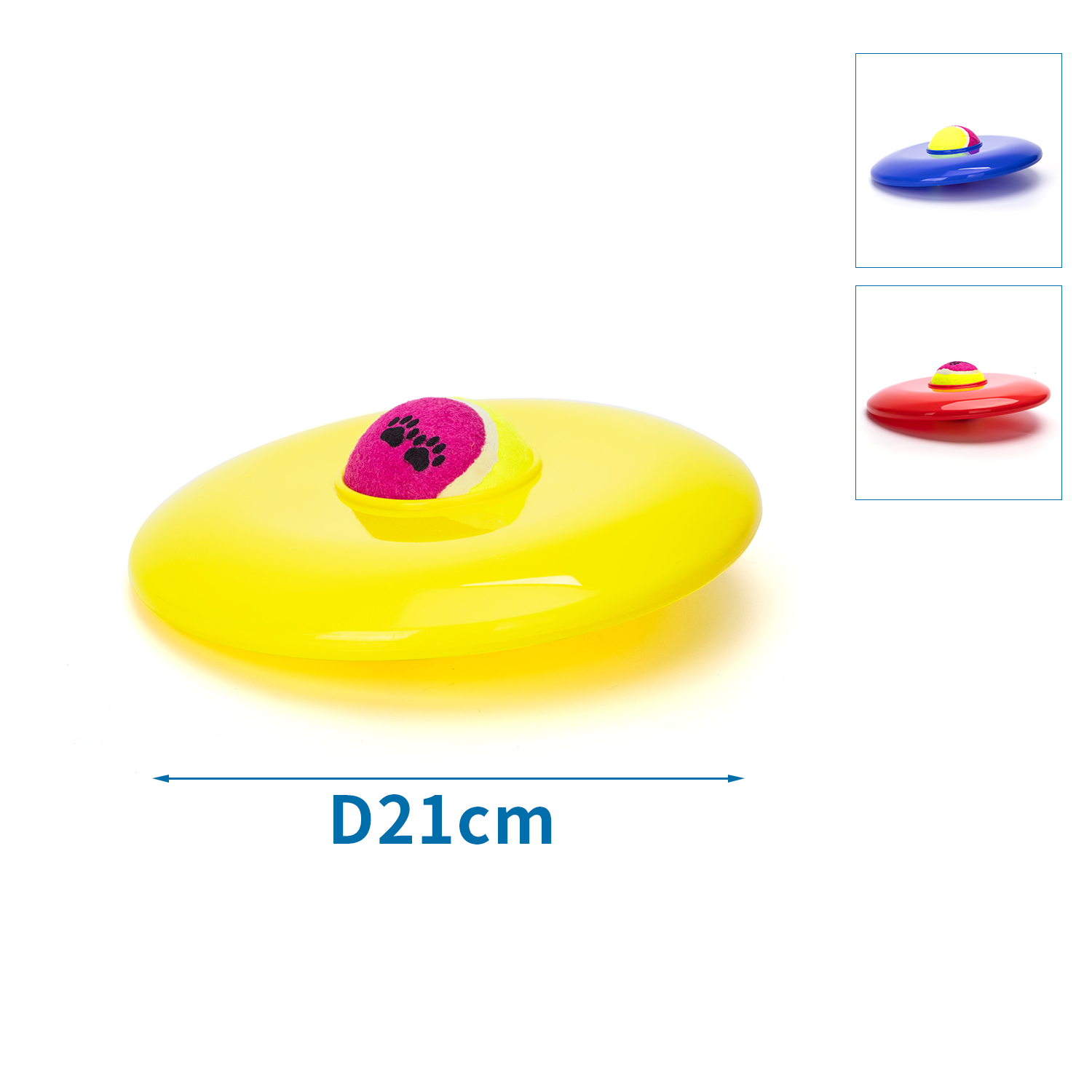 7efc76ac-c2ba-4def-a947-f963e6965949 Frisbee + tenisová lopta 21 cm – Obrázok 1