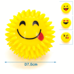 LED blikajúce slniečko pískacie 7 cm