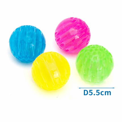 LED blikajúca guľa dierovaná 5,5 cm
