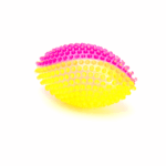 LED blikajúca lopta ragby s ostňami 13 cm – Obrázok 3