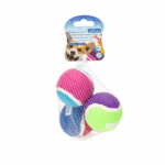 Tenis lopta pískacia 6,4 cm 3 ks – Obrázok 3
