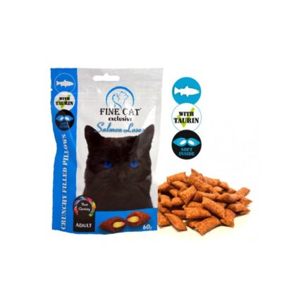 FC Exclusive plnené vankúšiky ANTI-HAIRBALL losos 60 g
