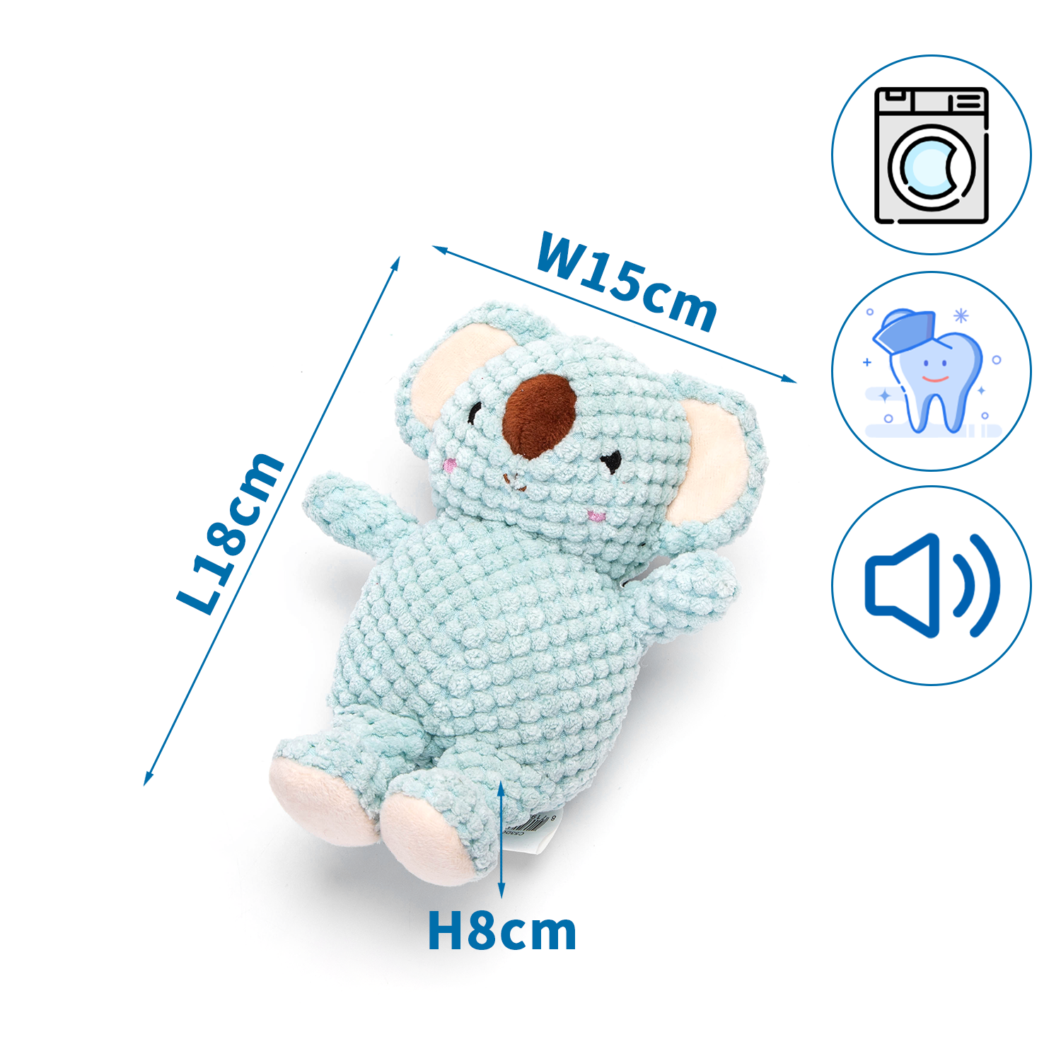 54dd9daf-bde2-4617-9d3b-d5dd863e3bd8 Plyšová koala 18 x 15 cm – Obrázok 1