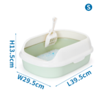 WC s vysokým rámom a lopatkou