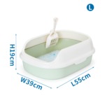 WC s vysokým rámom a lopatkou