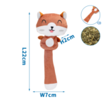 Hračka pre mačku s catnip veverička