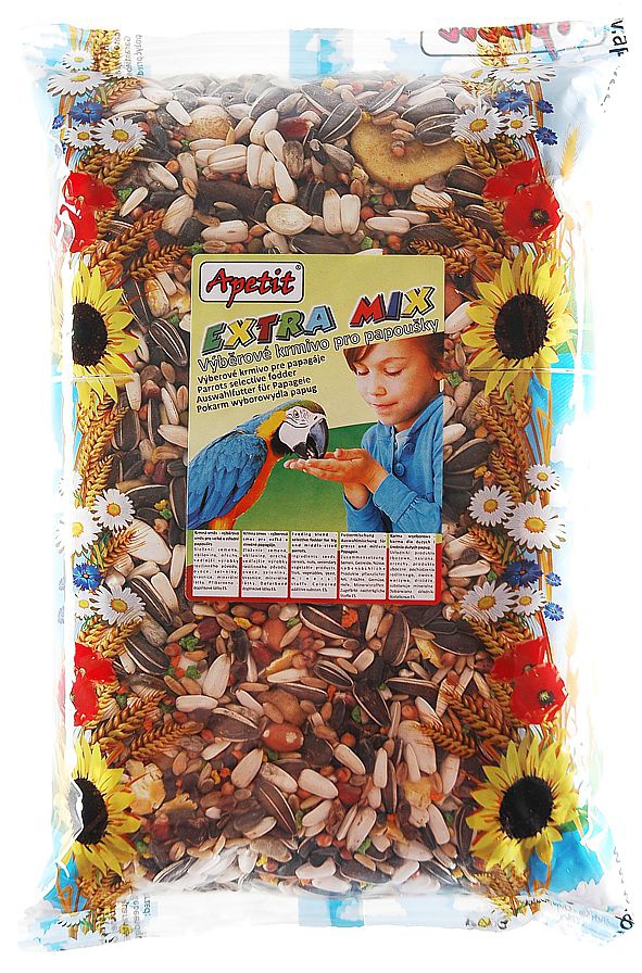 Extra mix papagaje EXTRA MIX pre papagáje 800 g – Obrázok 1