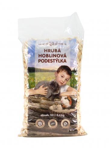 210001Hrubá hoblinová pod. Hrubá hoblinová podstielka 10l – Obrázok 1