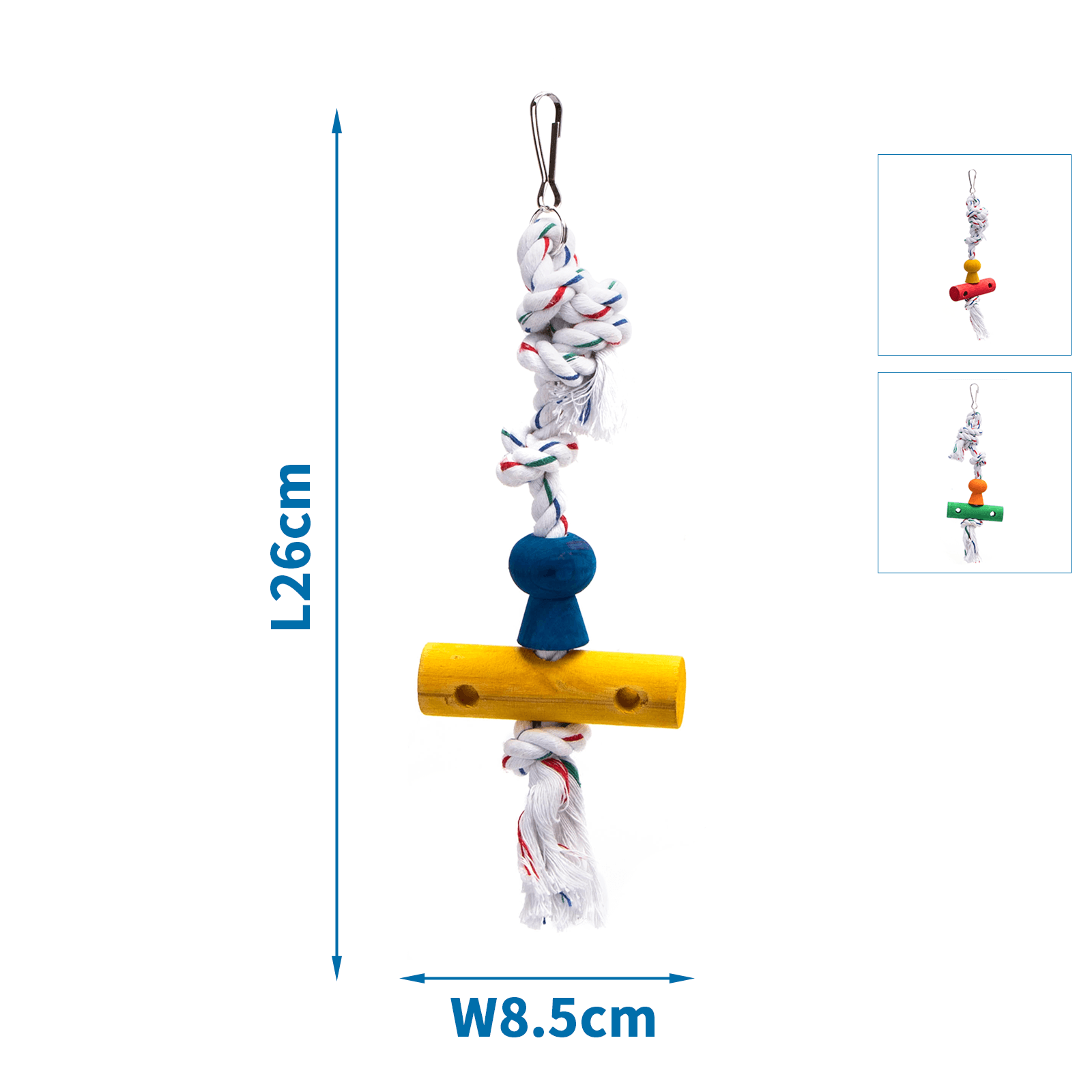 52c88ec8-7da4-4150-b2a7-fefcbc4cbd6d Hračka pre vtáky 26 x 8,5 cm – Obrázok 1