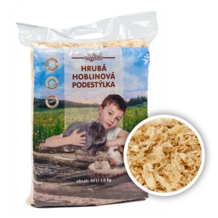 Hrubá hoblinová podstielka 40l