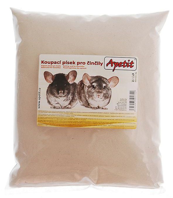 kúpací piesok pre činčily 1 kg Kúpací piesok pre činčily 1 kg – Obrázok 1