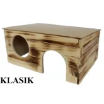 Drevená búdka pre väčšie hlodavce