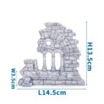 Dekorácia stena 14,5 x 3,5 x 13,5 cm